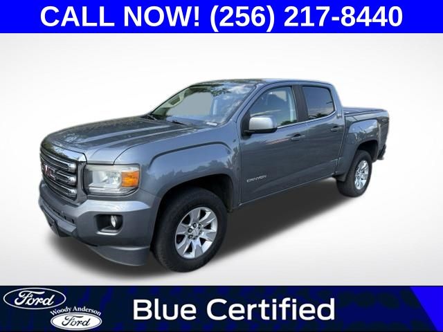Gray (Satin Steel Metallic) 2018 GMC Canyon Pickup Truck Four-Wheel Drive 8-Speed Automatic