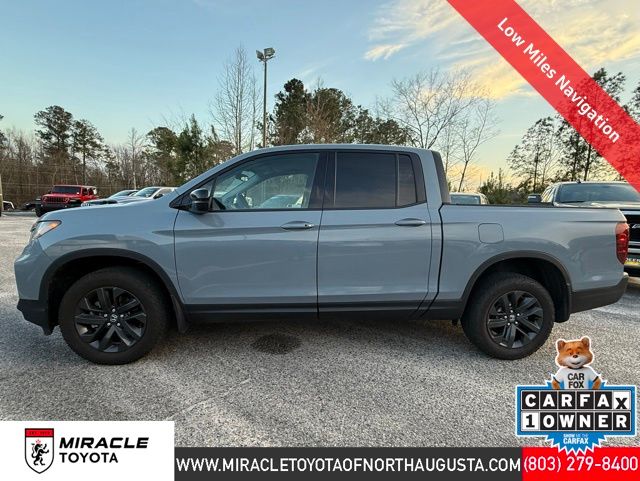 Sonic Gray Pearl 2025 Honda Ridgeline Sport AWD Pickup Truck All-Wheel Drive 9-Speed Automatic