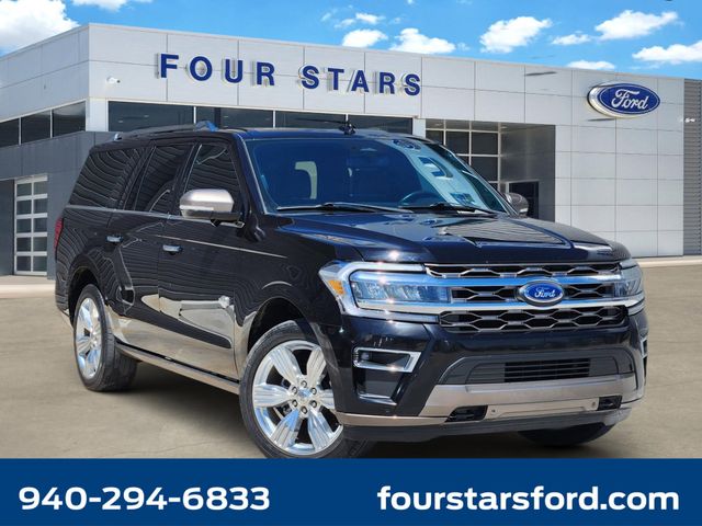 Agate Black Metallic 2023 Ford Expedition MAX King Ranch 4WD SUV / Crossover Four-Wheel Drive Automatic