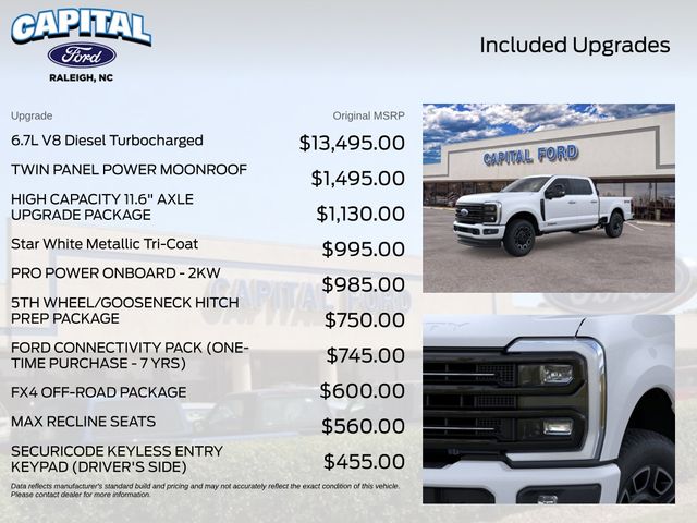 New 2026 White Ford Platinum image 5