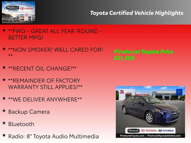 Used 2023 Toyota Corolla Sedan