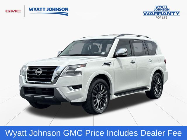 Aspen White Tricoat 2024 Nissan Armada Platinum 4WD SUV / Crossover Four-Wheel Drive 7-Speed Automatic