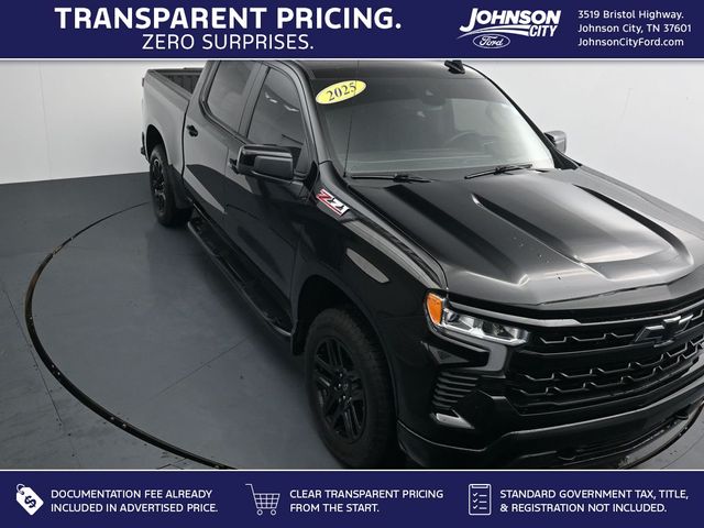 Black 2025 Chevrolet Silverado 1500 Pickup Truck Four-Wheel Drive Automatic