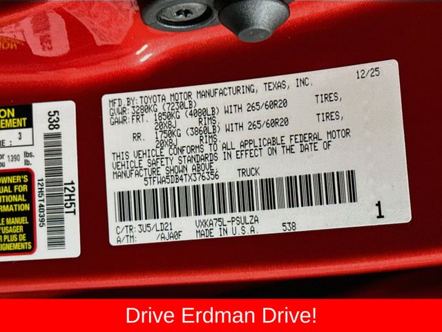 Used 2026 Toyota Tundra Truck