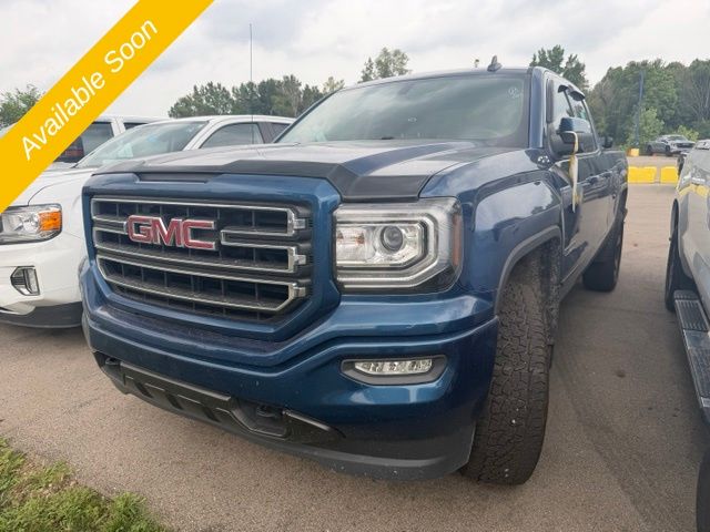 Blue 2017 GMC Sierra 1500 Pickup Truck Four-Wheel Drive 6-Speed Automatic Overdrive