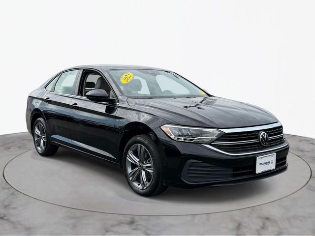 Deep Black Pearl 2023 Volkswagen Jetta 1.5T SE FWD Sedan Front-Wheel Drive 8-Speed Automatic