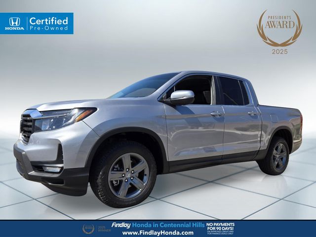 Lunar Silver Metallic 2023 Honda Ridgeline Pickup Truck All-Wheel Drive 9-Speed Automatic