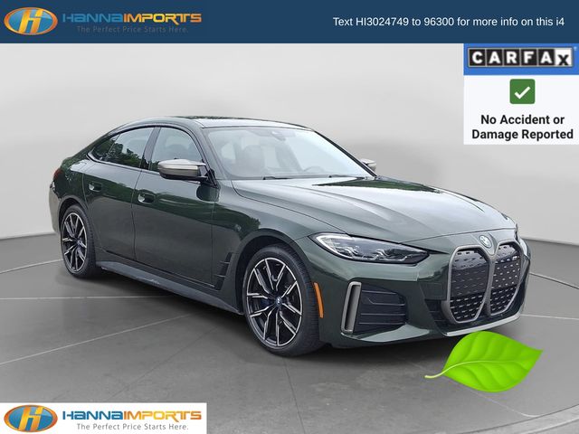 San Remo Green Metallic 2024 BMW i4 Sedan All-Wheel Drive Automatic