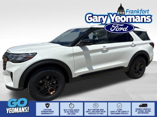 White Metallic 2026 Ford Explorer SUV / Crossover All-Wheel Drive Automatic