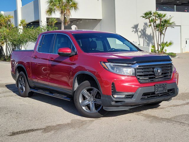 Radiant Red Metallic II 2022 Honda Ridgeline RTL AWD Pickup Truck All-Wheel Drive 9-Speed Automatic