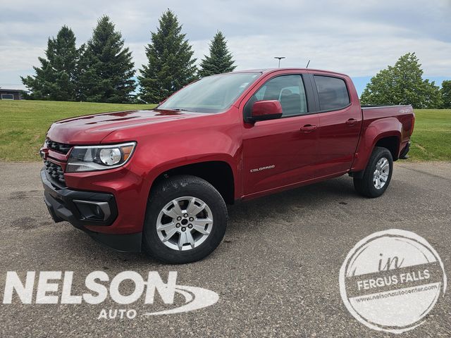 Cherry Red Tintcoat 2021 Chevrolet Colorado LT Crew Cab 4WD Pickup Truck Four-Wheel Drive 8-Speed Automatic