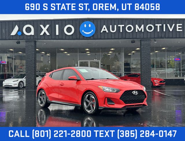 Racing Red 2020 Hyundai Veloster Turbo 1.6T FWD Coupe Front-Wheel Drive Automatic