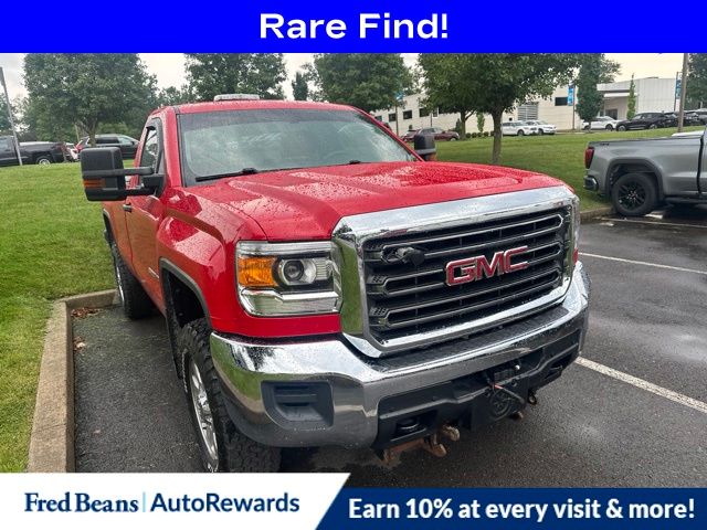 Fire Red 2015 GMC Sierra 3500HD Pickup Truck Four-Wheel Drive 6-Speed Automatic Overdrive