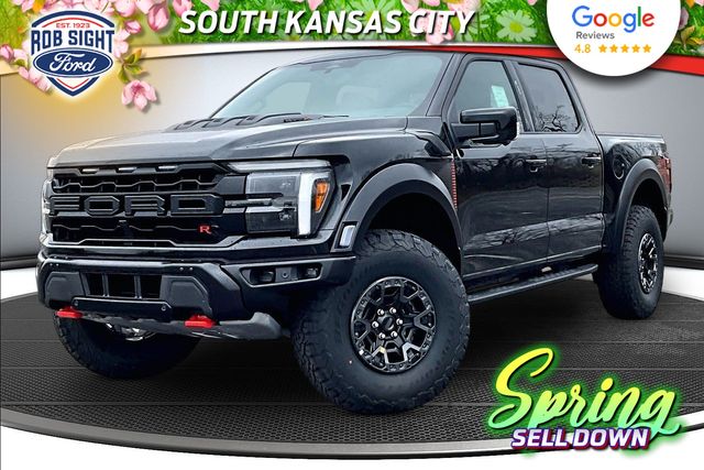 Agate Black Metallic 2025 Ford F-150 Raptor SuperCrew 4WD Pickup Truck Four-Wheel Drive Automatic
