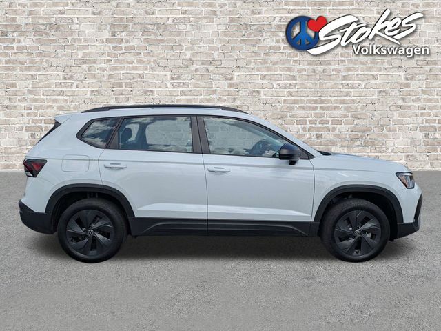 2025 Volkswagen Taos 1.5T S White at Stokes Volkswagen