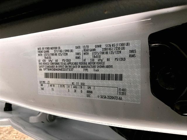2022 Ford F-350SD XL White at Grove City Ford