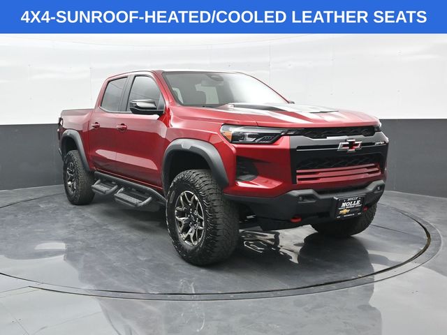 Radiant Red 2024 Chevrolet Colorado Pickup Truck Four-Wheel Drive 8-Speed Automatic