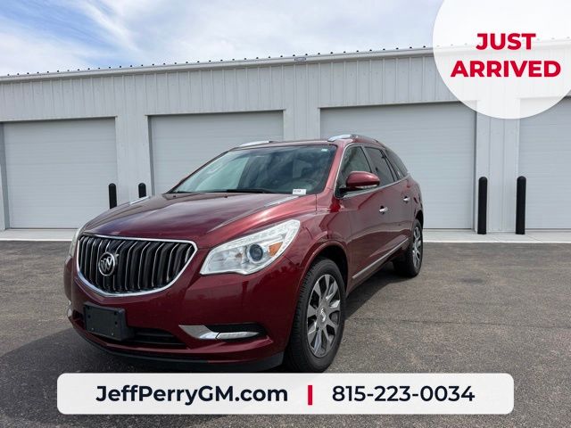 Crimson Red Tintcoat 2017 Buick Enclave Leather FWD SUV / Crossover Front-Wheel Drive 6-Speed Automatic Overdrive