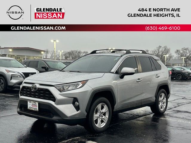 Lunar Rock 2019 Toyota RAV4 XLE AWD SUV / Crossover All-Wheel Drive 8-Speed Automatic