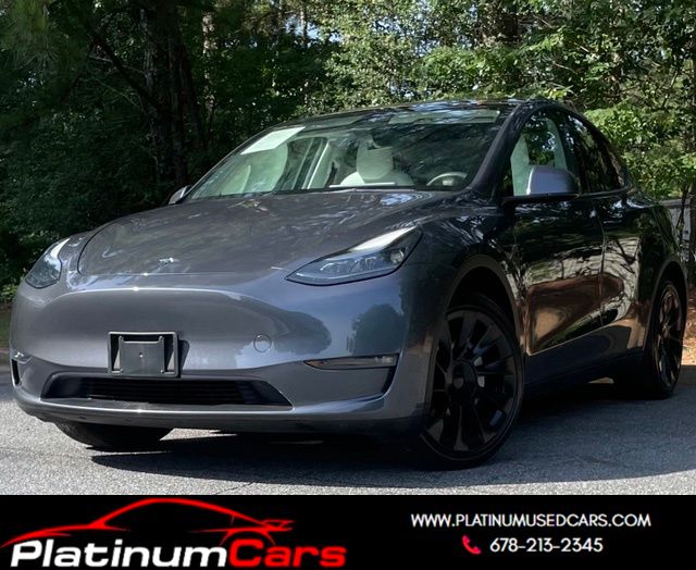 Silver 2023 Tesla Model Y SUV / Crossover All-Wheel Drive 1-Speed Automatic