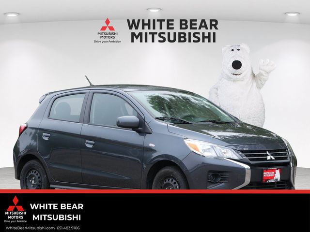 Graphite Gray 2024 Mitsubishi Mirage Hatchback Front-Wheel Drive Continuously Variable Transmission