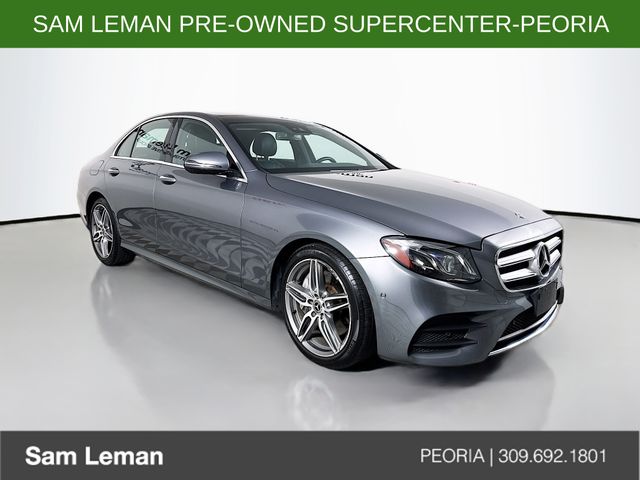 Gray 2018 Mercedes-Benz E-Class Sedan All-Wheel Drive 9-Speed Automatic