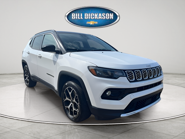 Bright White Clearcoat 2025 Jeep Compass SUV / Crossover Four-Wheel Drive 8-Speed Automatic