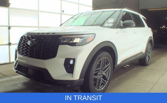 White Metallic 2025 Ford Explorer ST-Line AWD SUV / Crossover All-Wheel Drive Automatic
