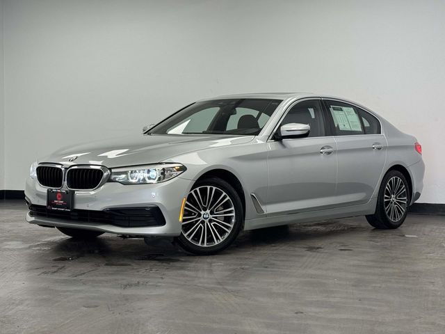 Glacier Silver Metallic 2019 BMW 5 Series Sedan All-Wheel Drive 8-Speed Automatic