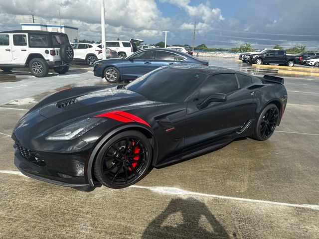 Black 2019 Chevrolet Corvette Coupe Rear-Wheel Drive 8-Speed Automatic