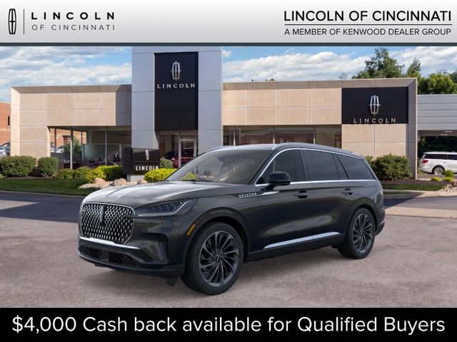 Infinite Black Metallic Clearcoat 2026 Lincoln Aviator SUV / Crossover All-Wheel Drive Automatic