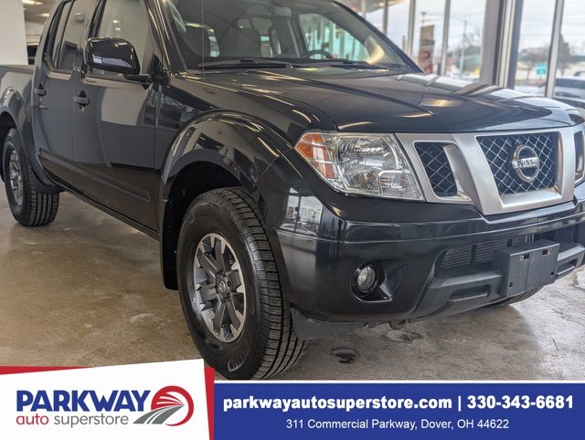 Gray (Magnetic Black Pearl) 2019 Nissan Frontier Pickup Truck Four-Wheel Drive 5-Speed Automatic Overdrive