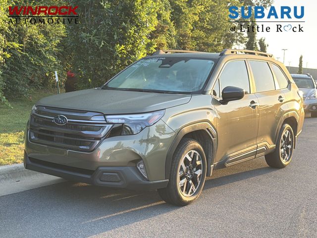 Green Metallic 2025 Subaru Forester SUV / Crossover All-Wheel Drive Continuously Variable Transmission