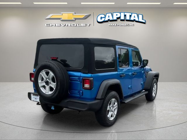 Used 2022 Blue Jeep Unlimited Sport S image 5