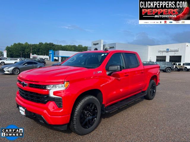 Red Hot 2022 Chevrolet Silverado 1500 Pickup Truck Four-Wheel Drive Automatic
