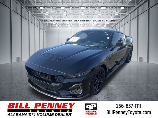Shadow Black 2024 Ford Mustang Coupe Rear-Wheel Drive Automatic