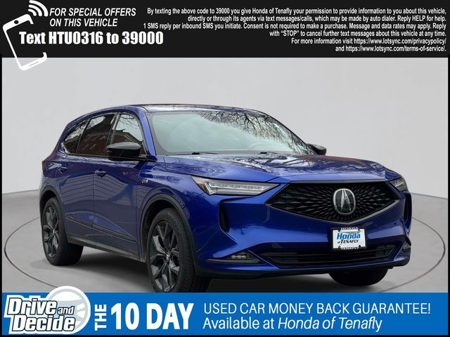 Blue 2023 Acura MDX SH-AWD with A-SPEC Package SUV / Crossover All-Wheel Drive Automatic