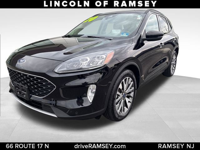 Black Metallic 2020 Ford Escape Hybrid SUV / Crossover All-Wheel Drive Continuously Variable Transmission