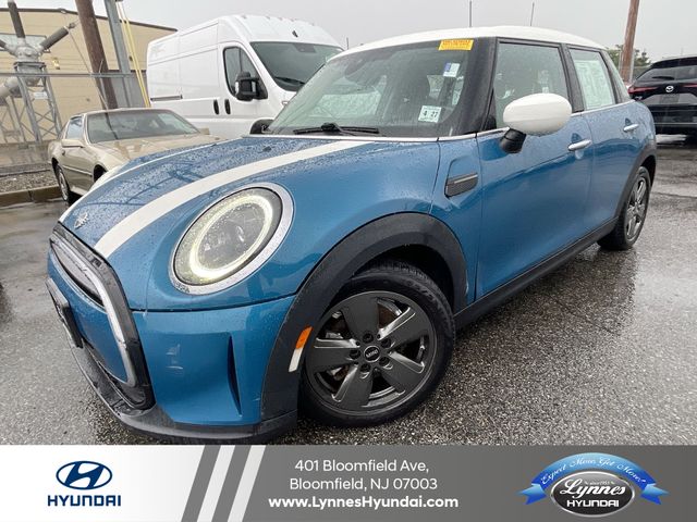Island Blue Metallic 2022 MINI Cooper Hatchback  7-Speed Automatic