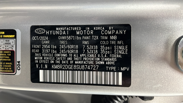 Used 2025 Typhoon Silver Hyundai SEL image 29
