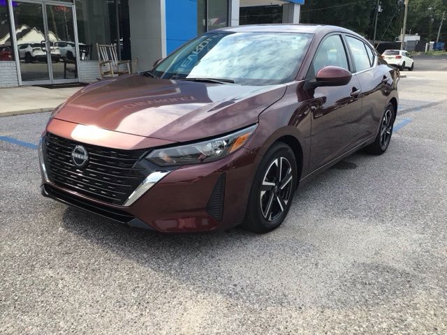 Rosewood Metallic 2024 Nissan Sentra Sedan Front-Wheel Drive Continuously Variable Transmission