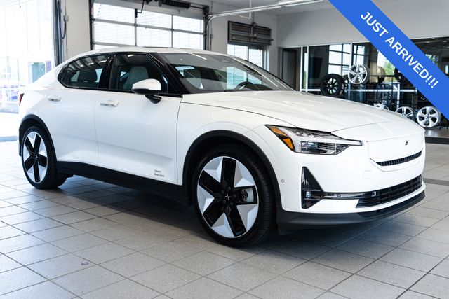 White (Snow Metallic) 2024 Polestar 2 Long Range Dual Motor AWD Sedan All-Wheel Drive 1-Speed Automatic