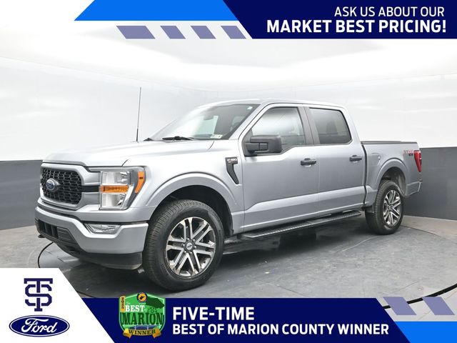 Silver Metallic 2022 Ford F-150 Pickup Truck Four-Wheel Drive Automatic