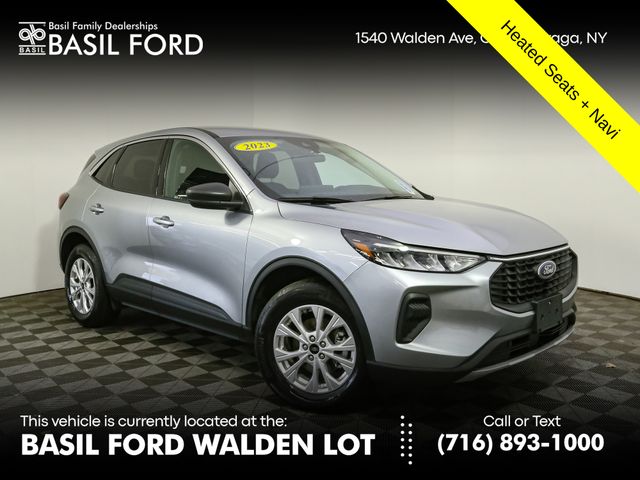 Iconic Silver Metallic 2023 Ford Escape SUV / Crossover All-Wheel Drive 8-Speed Automatic