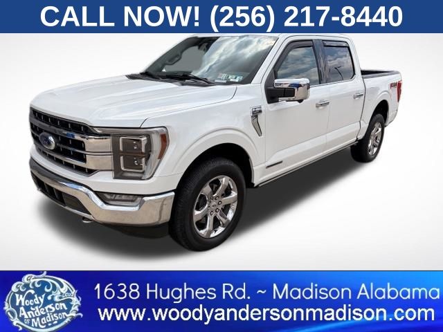 Star White Metallic Tri-Coat 2021 Ford F-150 Pickup Truck Four-Wheel Drive Automatic