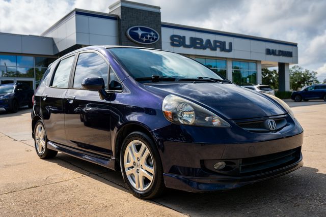 Purple 2008 Honda Fit Hatchback Front-Wheel Drive 5-Speed Automatic