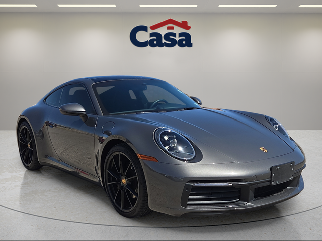 Gray 2020 Porsche 911 Carrera 4 Coupe AWD Coupe All-Wheel Drive 8-Speed Automatic