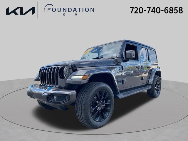 Gray (Granite Crystal Metallic Clearcoat) 2021 Jeep Wrangler 4xe SUV / Crossover Four-Wheel Drive 8-Speed Automatic