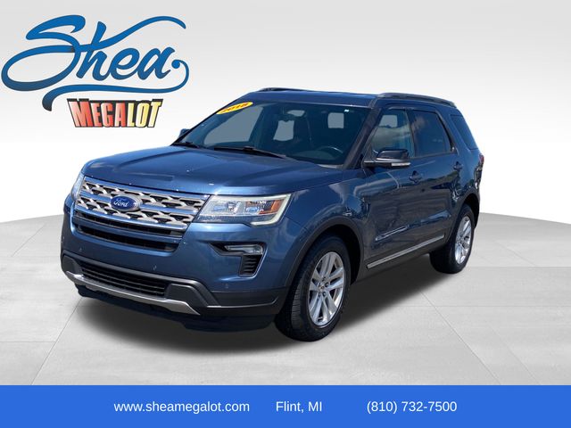 Blue Metallic 2018 Ford Explorer SUV / Crossover All-Wheel Drive 6-Speed Automatic
