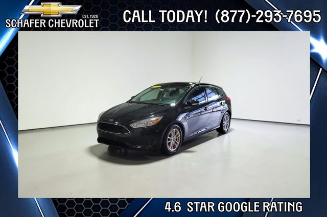 Tuxedo Black 2015 Ford Focus Hatchback Front-Wheel Drive 6-Speed Automatic